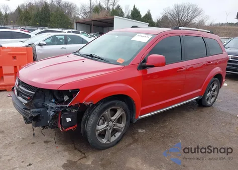 2015 Dodge Journey Crossroad from USA, damaged, VIN 3C4PDCGG9FT565513